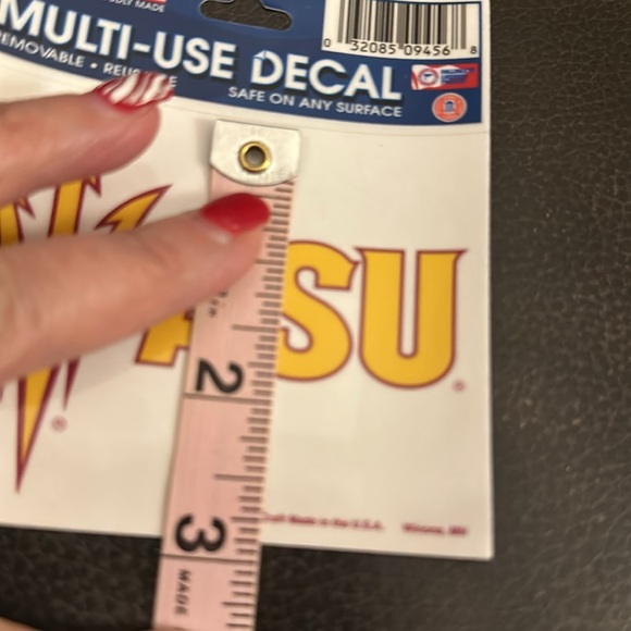 NWOT ASU & Sparky Multi Use Decals - Picture 8 of 8